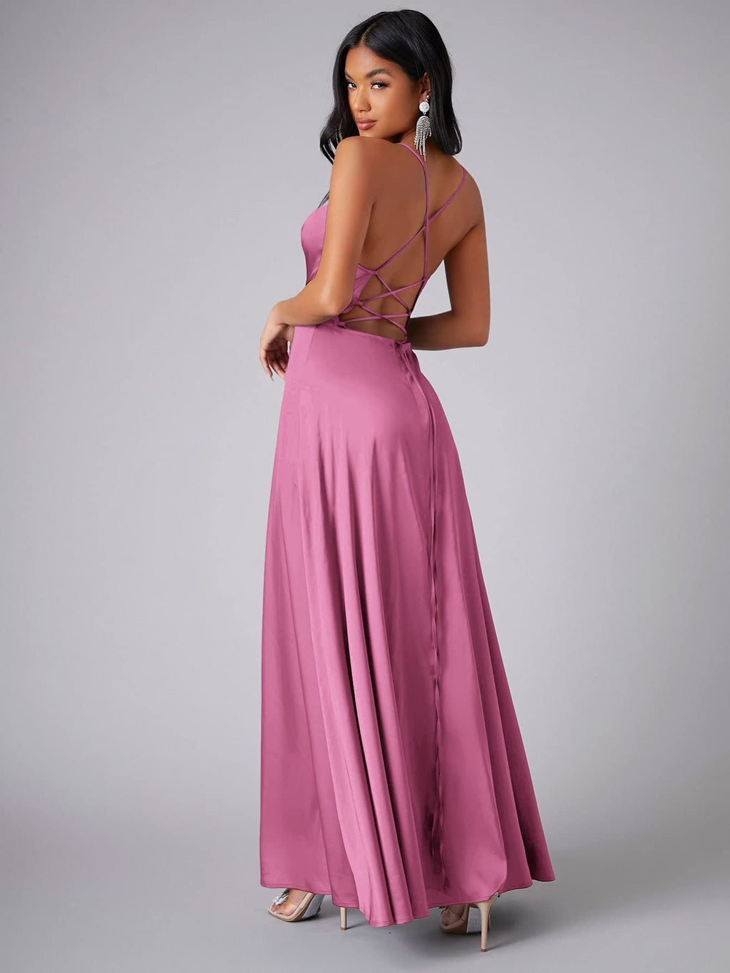 Women Spring Summer Sleeveless Maxi Dress With Flowing Silhouette And Full-Length Hem