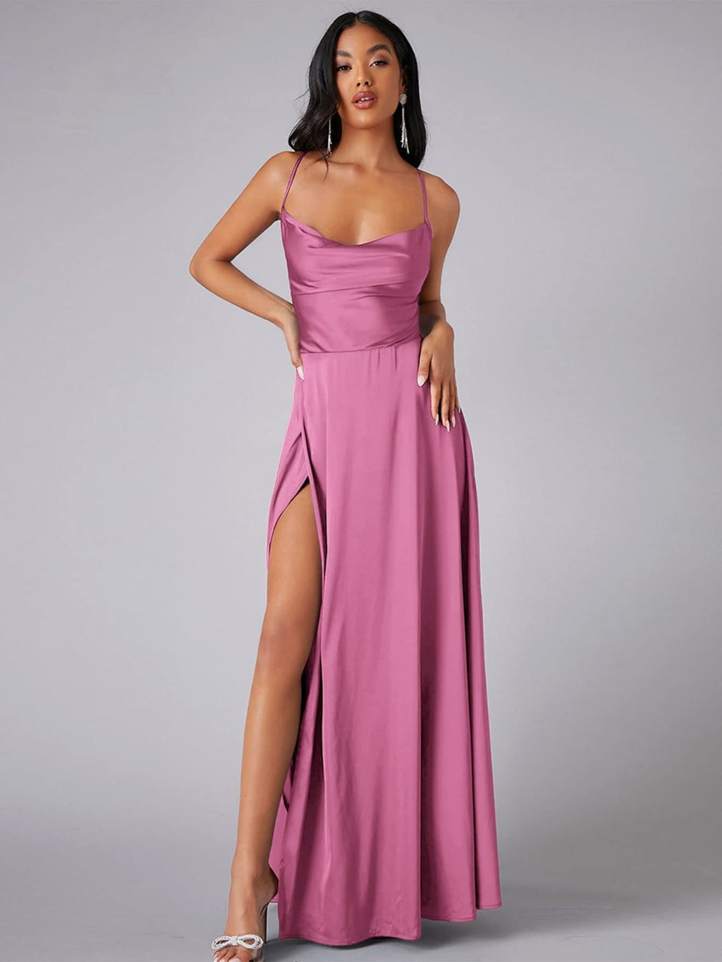 Women Spring Summer Sleeveless Maxi Dress With Flowing Silhouette And Full-Length Hem