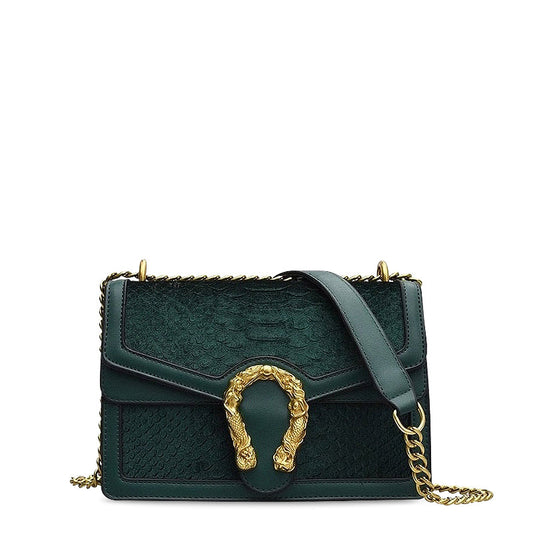 Shoulder Bag with Crocodile Pattern | Perfect for all seasons